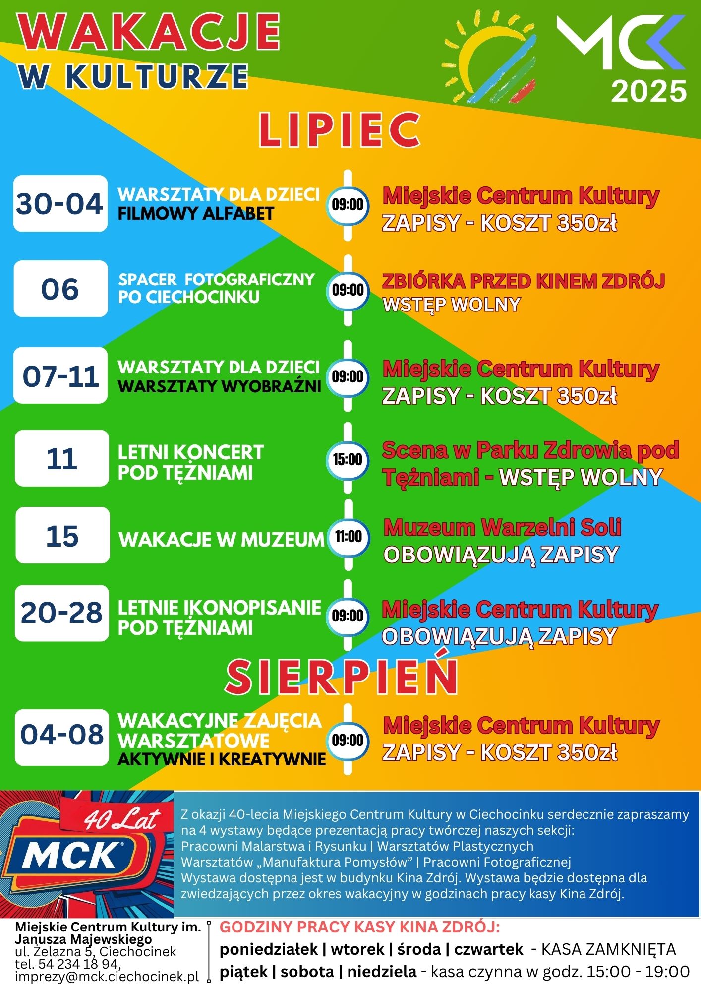 NADCHODZĄCE WYDARZENIA