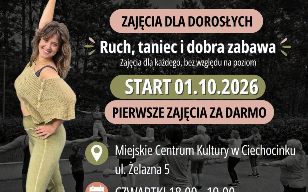 Nowe zajęcia fitnessowo-taneczne Salsation dla dorosłych!