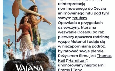 Aktorska „Vaiana” (2026) już za chwilę w Kinie Zdrój!