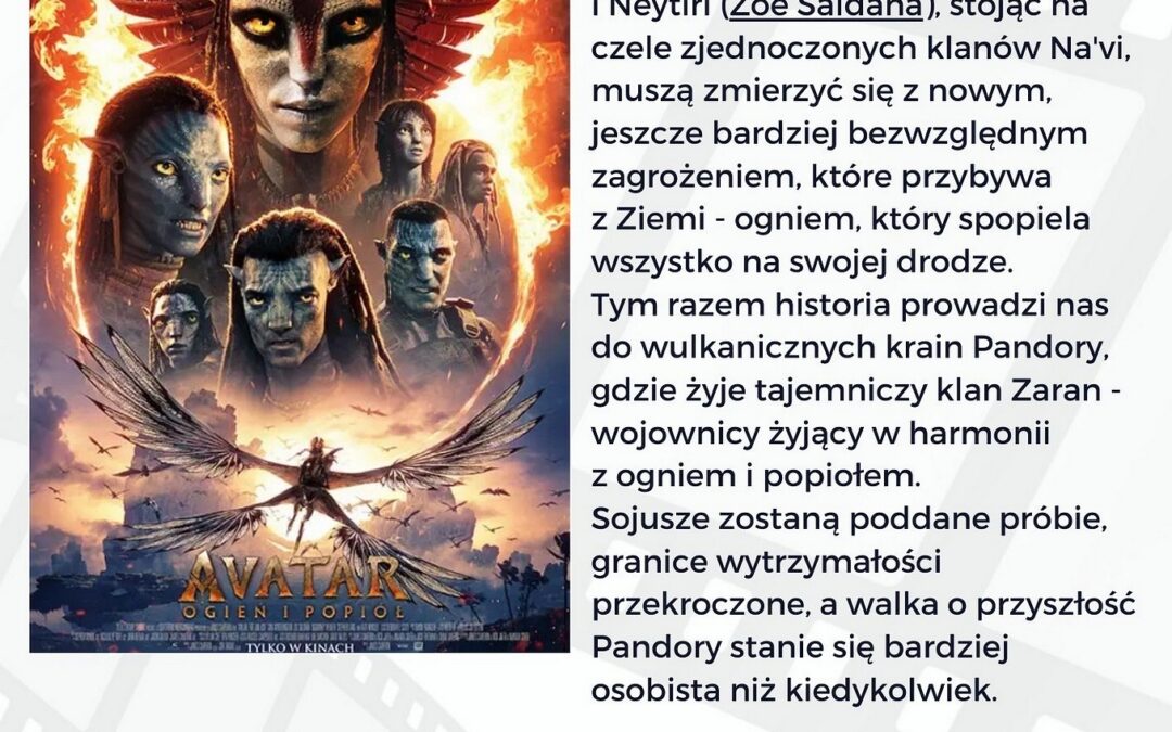 Avatar: Ogień i popiół – warto zobaczyć w kinie