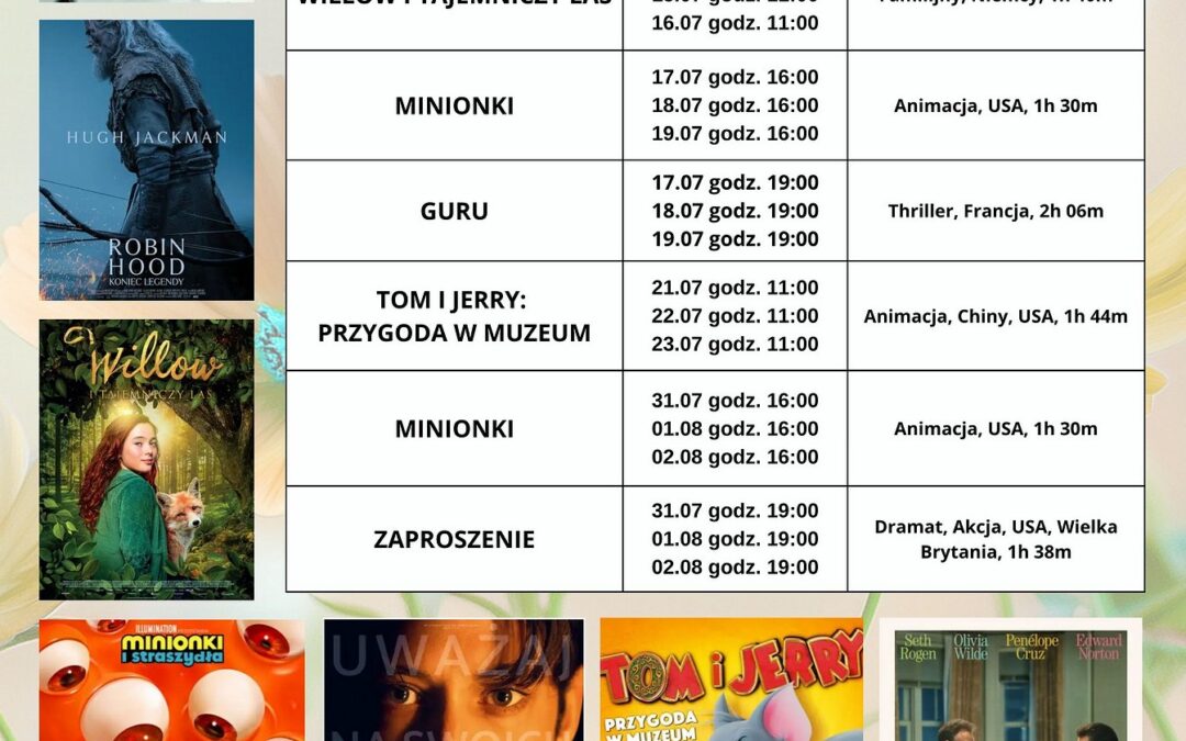 Lipiec w Kinie Zdrój