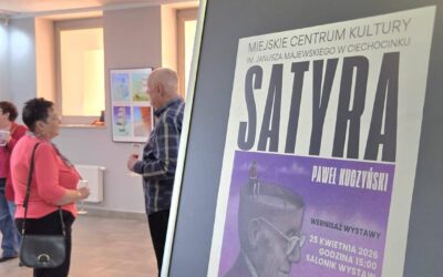 Wernisaż wystawy „Satyra” autorstwa Pawła Kuczyńskiego