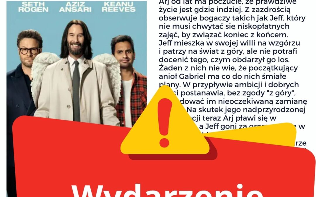 Seans filmowy „Anioł stróż” – odwołany