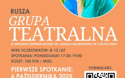 Zapisy do grupy teatralnej