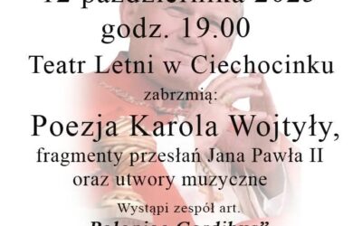 Wieczór poezji i muzyki upamiętniający Jana Pawła II