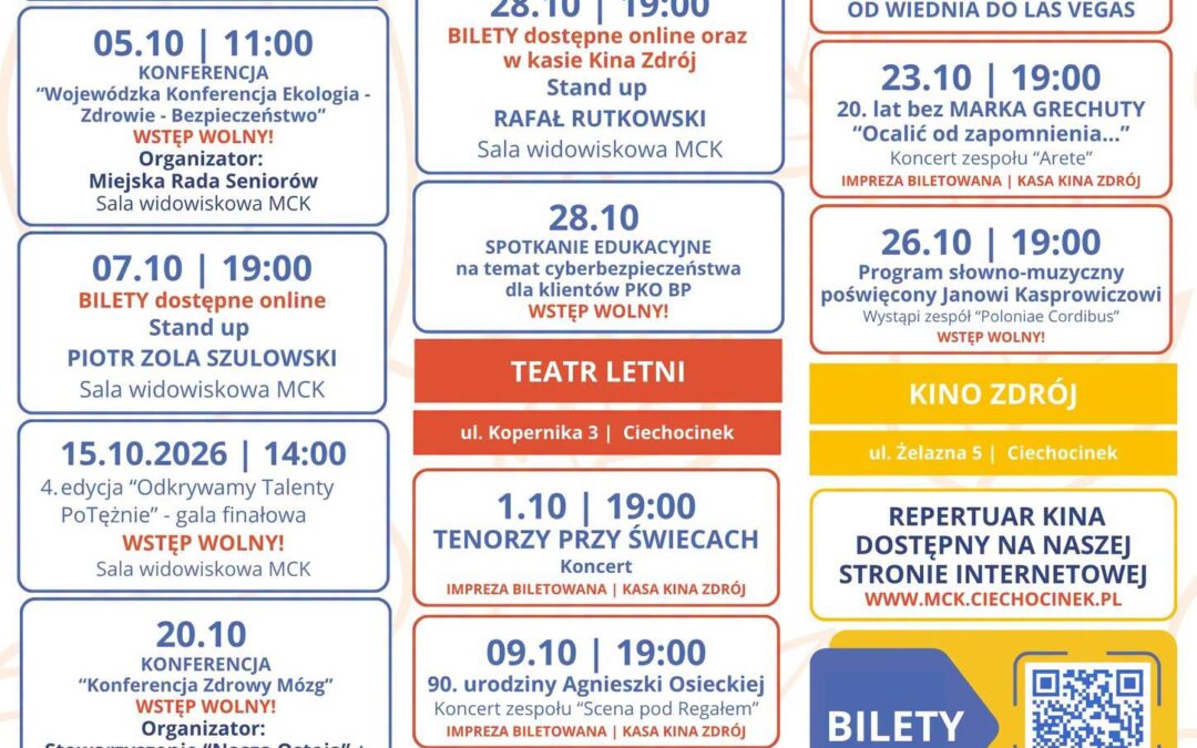 Kulturalny rozkład jazdy na PAŹDZIERNIK