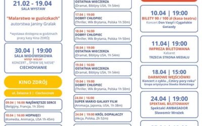 Kulturalny rozkład jazdy na kwiecień