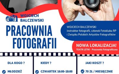 Nowy sezon Pracowni Fotografii